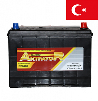 ���� ������������ AKTIVATOR Standard 6CT 95Ah R+ 840A EN 304x173x224 ��. ��. D31/N70